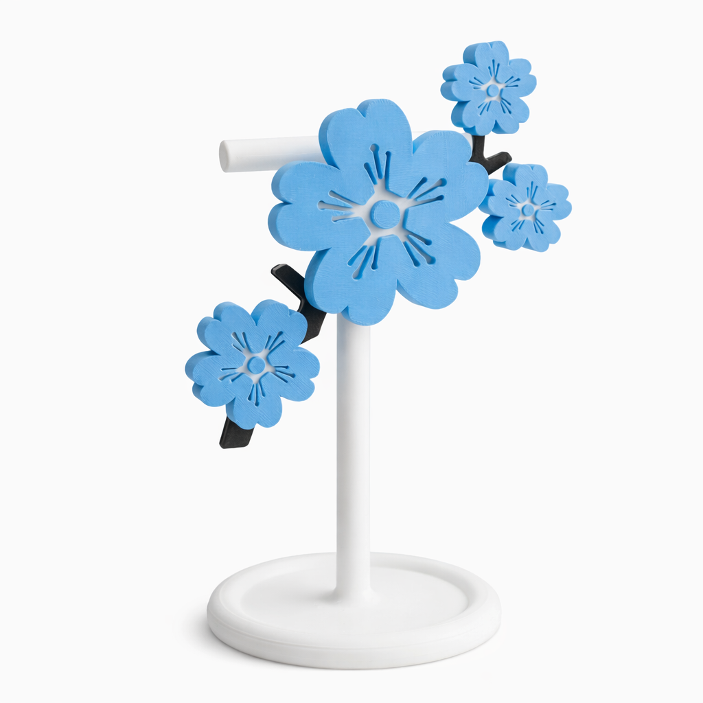 Suport pentru Căști – Design Floral Minimalist Printat 3D