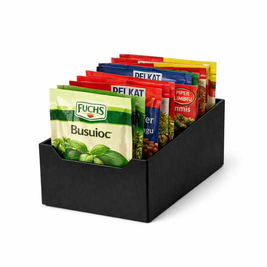 Suport Organizator Condimente – Design Minimalist 3D
