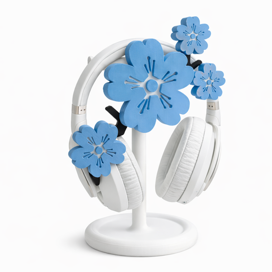 Suport pentru Căști – Design Floral Minimalist Printat 3D